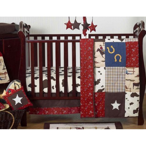 Sweet Jojo Designs Wild West Cowboy 11 Piece Crib Bedding Set & Reviews | Wayfair