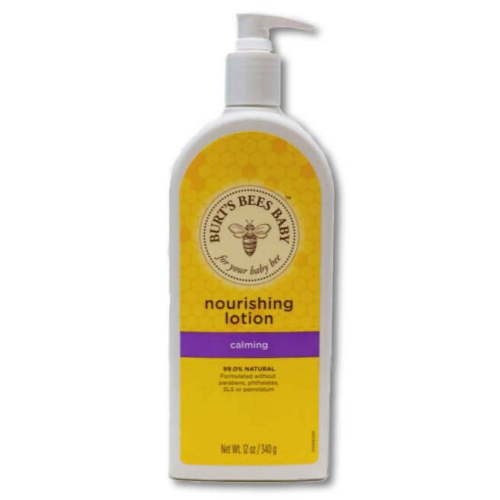 Burt's Bees Baby Nourishing Lotion with Lavender, Calming, Pediatrician Tested, 12 Ounces