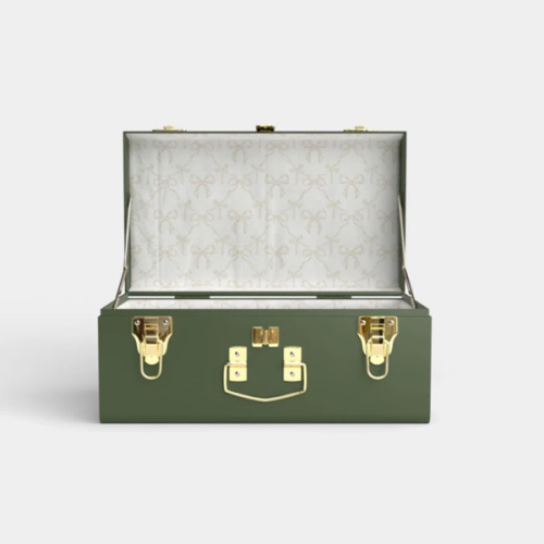 Mini Trunk - Green - Briarcliff Bows / Embroidery