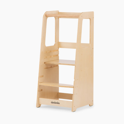 dadada Folding Toddler Tower - Natural