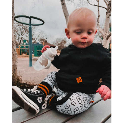 Black Staple Hoodie