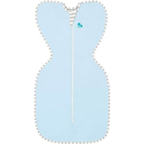 Love to Dream Swaddle, Baby Sleep Sack, Swaddle Up Self-Soothing Swaddles for Newborns, Get Longer Sleep, Snug Fit Helps Calm Startle Reflex, Lite 0.2 Tog Sleep Sack, 5-8.5 lbs, Blue