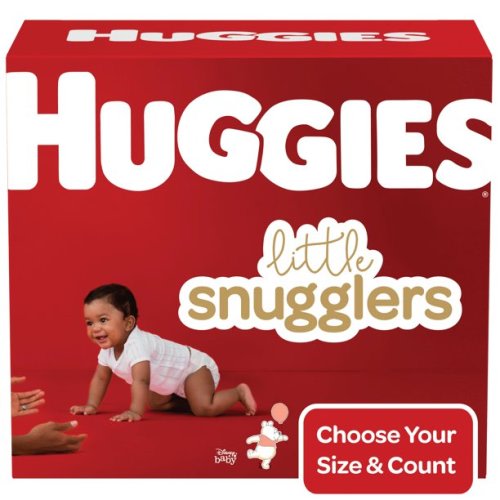 Huggies Little Snugglers Baby Diapers, Size 3, 156 Ct