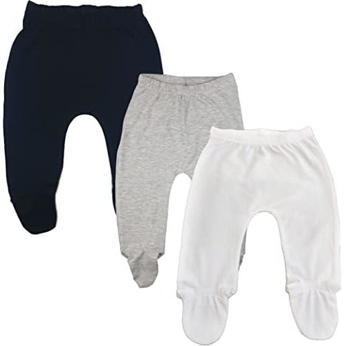 123 Bear Baby Soft Cotton Spandex Pants with Feet