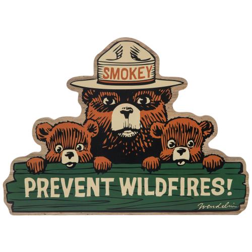 Prevent Wildfires Wood Wall Decor