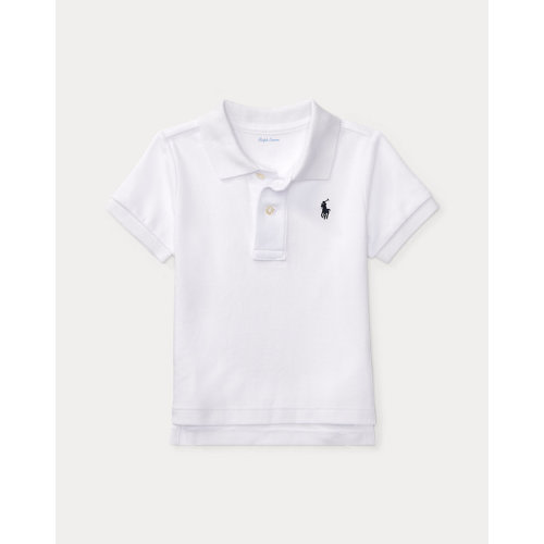 Ralph Lauren Baby Boys' Cotton Interlock Polo Shirt - White, 9m