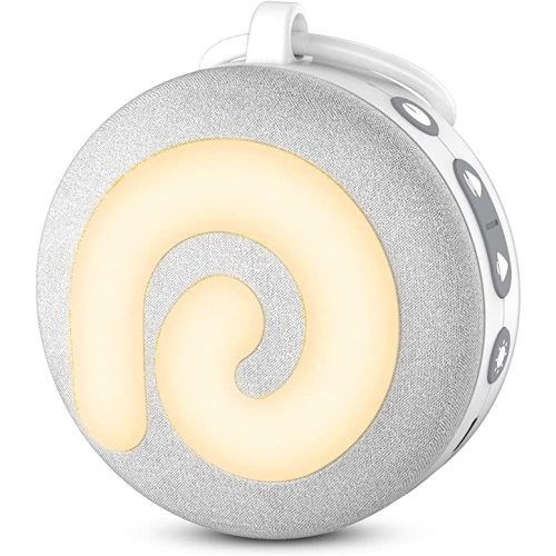 Dreamegg D11 Maquina Ruido Blanco Bebe, Máquina de Ruido Blanco Portátil 21 Sonidos con Luz Nocturna, Musica Relajante para Dormir, USB-C Recargable, Regalo Bebé Niño o Adulto, 32 Volumen : Amazon.es: Bebé