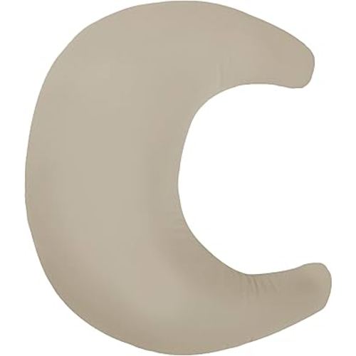 snuggle me Organic Nursing Pillow (New 2025 Design) | Bottle & Breastfeeding Pillow with Organic Cotton Cover & Fiberfill, Machine Washable Feeding Pillow, Newborn Essentials Must Haves (Birch) - v2