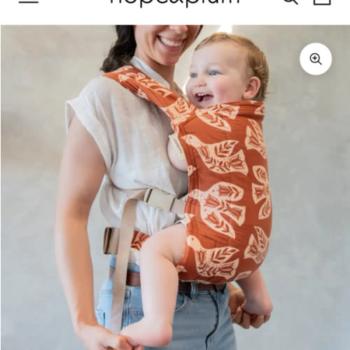 Lark Baby Carrier | Soft, Adjustable Baby Carrier | hope&plum