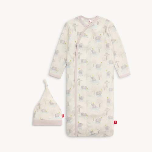 big love modal magnetic cozy sleeper gown + hat set – Magnetic Me