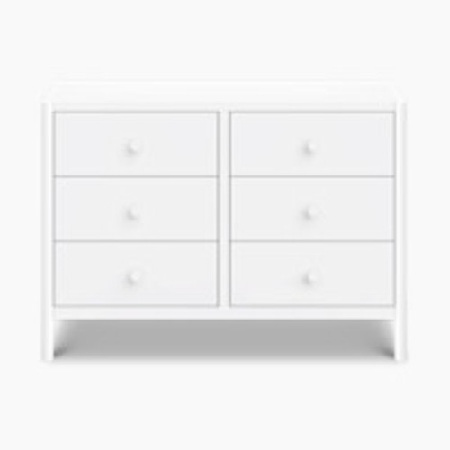 daVinci Birdie 6-Drawer Dresser - White