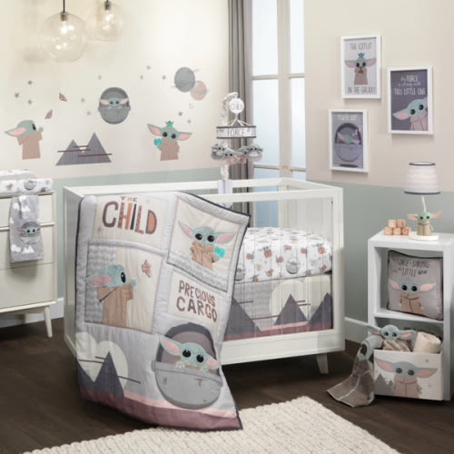 Star Wars The Child 3-Piece Crib Bedding Set – Lambs & Ivy
