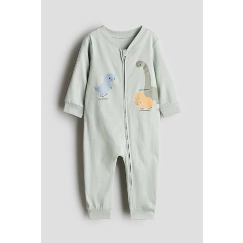 PATTERNED PAJAMA JUMPSUIT
