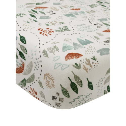 Modern Moments by Gerber Baby & Toddler Boy Ultra Soft Fitted Crib Sheet, White