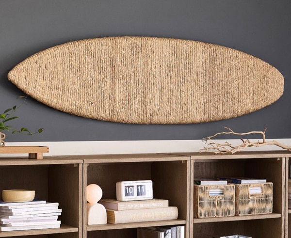 Woven Surfboard Decor