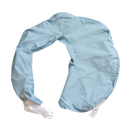 My Brest Friend Original Nursing Pillow Cover - Slipcovers For Baby - Vinyl, Adjustable Fit, Easy Care, Durable - Original Nursing Pillow Not Included, Blue