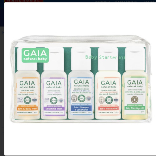Buy Gaia Natural Baby Starter Kit 5 x 50ml