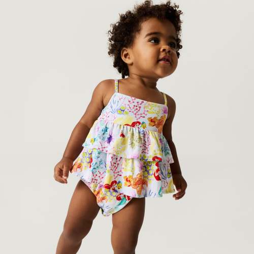 Disney Princess Ariel Ruffled Bubble Romper