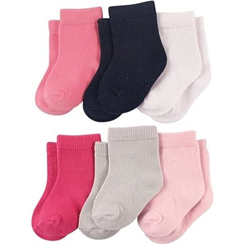 Luvable Friends Unisex Baby Newborn and Baby Socks Set
