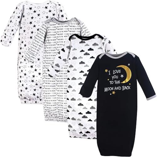 Hudson Baby baby-girls Cotton Gowns
