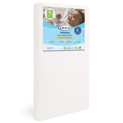 Graco Premium Foam Standard Crib and Toddler Bed Mattress & Reviews | Wayfair