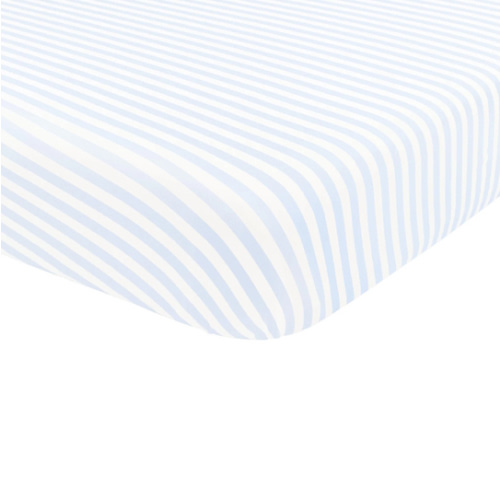 Kyte Baby Mini Crib Sheet in Small Mist Stripe - Shop