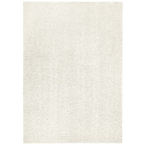 Mainstays Solid Shag Indoor Area Rug, Ivory, 3 ft x 4 ft 8 in
