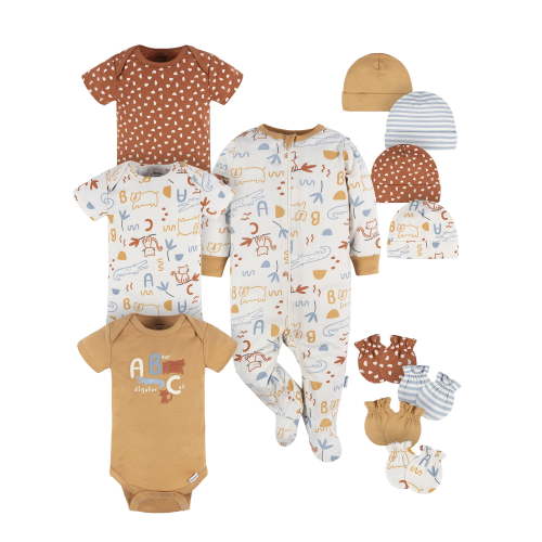 12-Piece Baby Boys Abc Gift Set