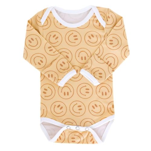 Copper Pearl Long Sleeve Bodysuit Baby: Ultra Soft Baby for Newborns, Boys, and Girls - Stylish, Comfortable, Overlap Shoulders, Premium Knit Fabric - Newborn, Vance