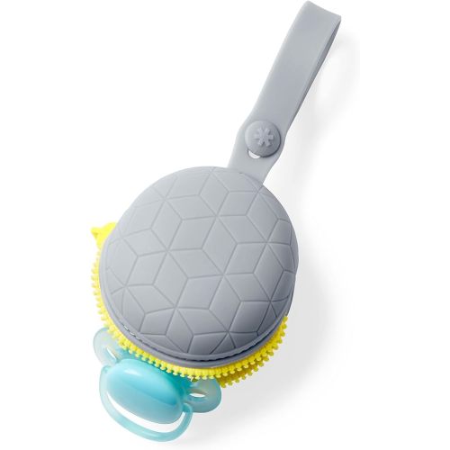 Skip Hop Pacifier Holder, Grab & Go, Grey Melange