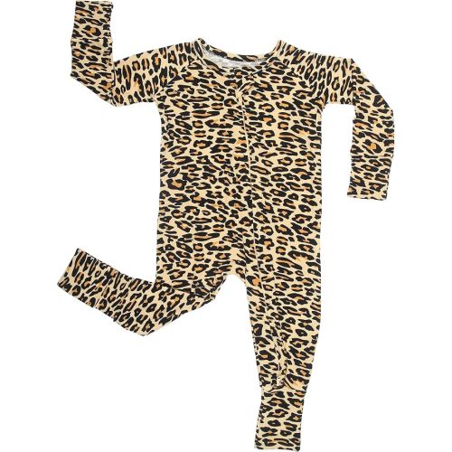 GUISBY Rayon Baby Footless Pajamas, Long Sleeve with 2 Way Zippers Rompers Sleepers