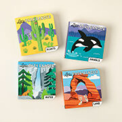 Uncommon Goods | Little Park Ranger Baby Board Book Set | Book | Educational Toys And Games, Creative And Educational Toys, Baby Essentials, Personalized And Handmade Gifts, Thoughtful Keepsakes