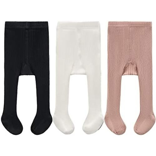 CECORC Baby Girls Tights Toddler Cable Knit Leggings Thick Cotton Infant Stockings Pantyhose 1-10T