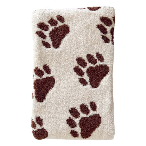 Phufy® Bliss Blanket, Chocolate Bear Paw