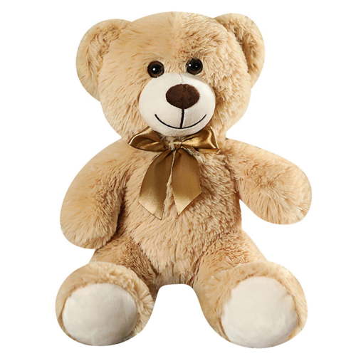 AmShibel Teddy Bear Stuffed Animal First Bear Baby Shower Bear Plush Toy for Birthday Party Favor Gift