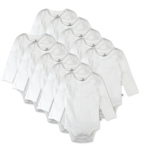10-Pack Organic Cotton Long Sleeve Bodysuits | Honest Baby Clothing
