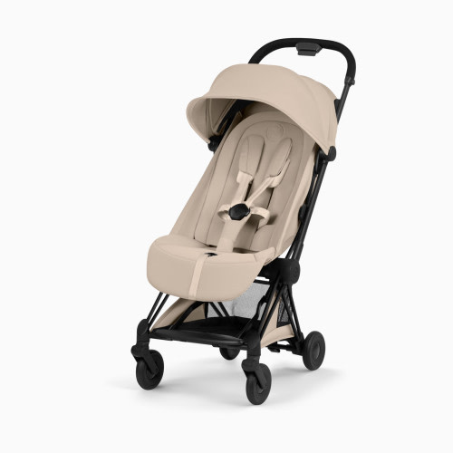 Cybex Coya Stroller - Style Collection - Matte Black Frame/Cozy Beige Lux Seat