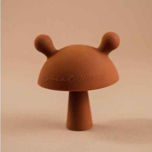 Mushroom Teether Clay Baby Teether Mushroom Baby Toy - Etsy