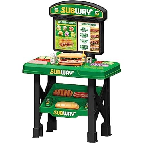 World Tech Toys Subway Chef's Play Kitchen Set | Educational Toy for Kids | Interactive Cooking Fun | Ages 3 and Up | Inspires Creativity, Imagination, and Learning