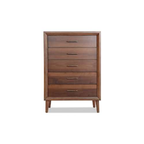 Bettie Brown 5 Drawer Chest