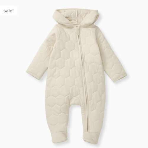 Organic Cotton Honeycomb Quilted Bunting – Burt's Bees Baby