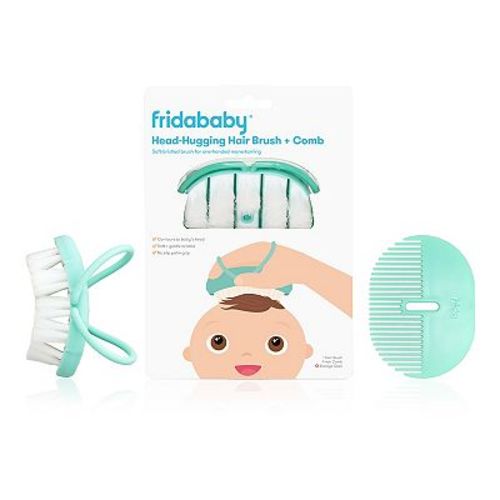Fridababy Baby Head-Hugging Hairbrush & Styling Comb Set