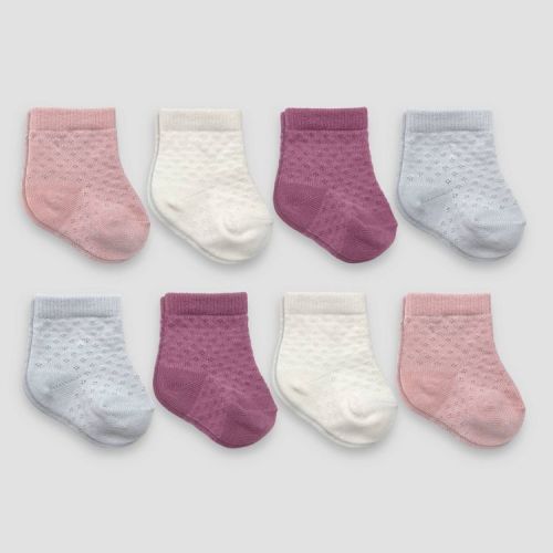 Carter's Just One You® Baby Girls' 8pk Pointelle Socks - 0-3M