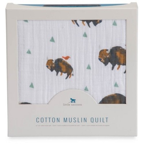 Little Unicorn Fitted Quilt - Bison