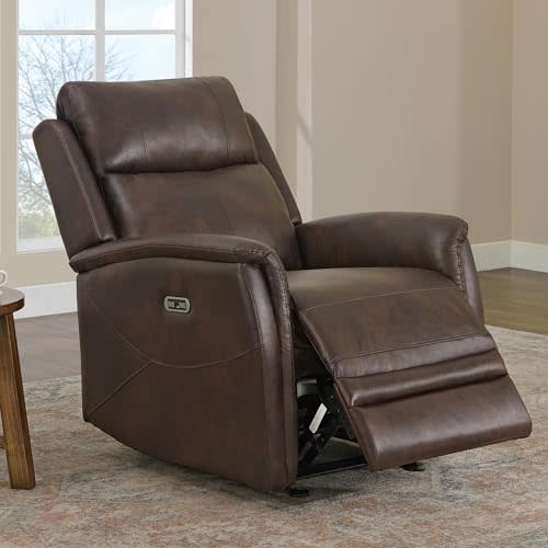 KISLOT Leather Recliner Chair Power Reclining