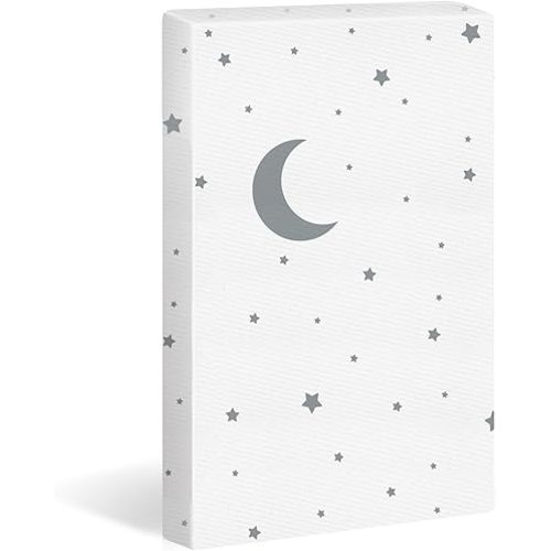 38"x24" Mini Crib Mattress with Washable Breathable Soft Waterproof Cover - Portable Infant Mattress with High Density Support Foam