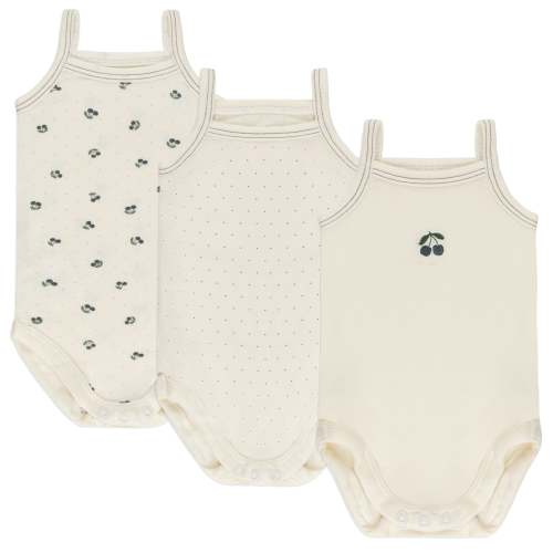 3 Pack breathable Cherry Print Undershirts