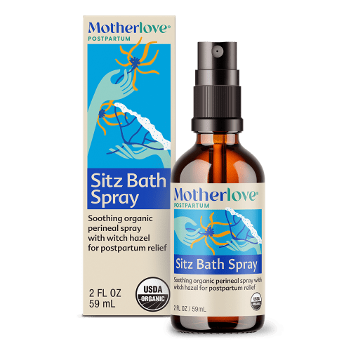 Motherlove Sitz Bath Spray, Herbal Perineal Spray for Postpartum Recovery, 2 oz