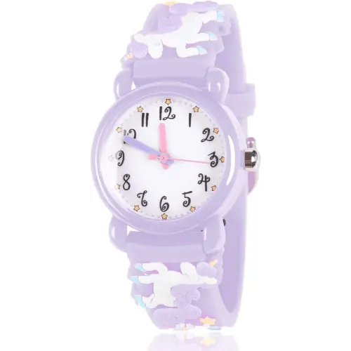 Kids Gift Watch for Girls Age 3-8, 3D Lovely Cartoon Watch for Kids - Best Gifts