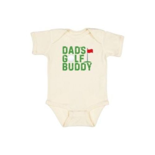 Boys' Dad's Golf Buddy Short Sleeve Bodysuit - Baby